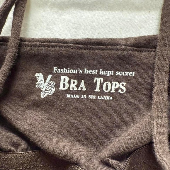 Y2k Victoria's Secret Brown Bra Tops Halter Top Dress Size S - Picture 3 of 6